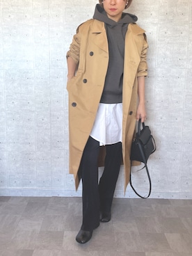 「MAISON BREEZE（メゾンブリーズ）のアイテム（ジャケット/アウター）」を使った、Haru☆さん（レディース・153cm）の春コーディネート