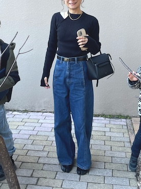 「DRWCYS（ドロシーズ）のアイテム（トップス）」を使った、Haru☆さん（レディース・153cm）の春コーディネート