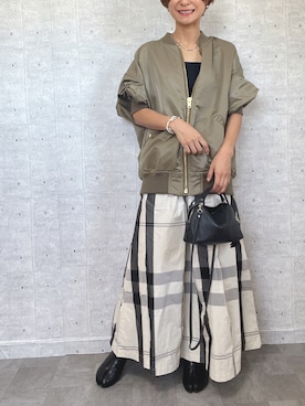 「シェリーアイランド」｜「アイテム（ジャケット/アウター）」を使った、Haru☆さん（レディース・153cm）の秋コーディネート