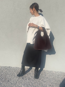 「GUSCIO（グッシオ）のアイテム」を使った、Haru☆さん（レディース・153cm）の秋コーディネート