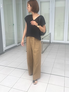 「Omekashi（オメカシ）のアイテム」を使った、Haru☆さん（レディース・153cm）の夏コーディネート