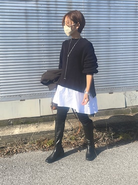 Haru☆さん（レディース・153cm）の冬コーディネート