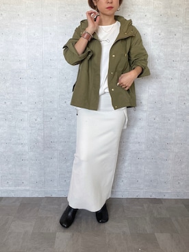 「reca（レカ）のアイテム（トップス）」を使った、Haru☆さん（レディース・153cm）の春コーディネート