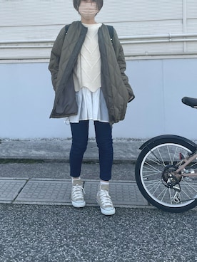 「Spick & Span（スピックアンドスパン）のアイテム（ジャケット/アウター）」を使った、Haru☆さん（レディース・153cm）の春コーディネート