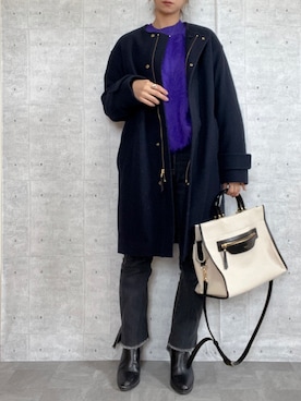 「EMMEL REFINES（エメルリファインズ）のアイテム」を使った、Haru☆さん（レディース・153cm）の冬コーディネート