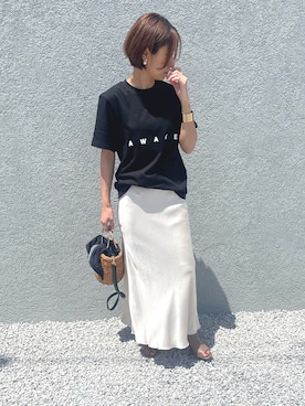 「reca（レカ）のアイテム（トップス）」を使った、Haru☆さん（レディース・153cm）の春コーディネート