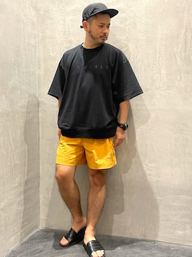 「NUMERALS（ヌメラルズ）のアイテム（パンツ）」を使った、to-fuさん（メンズ・165cm）の夏コーディネート