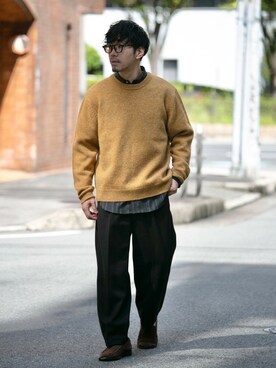 horiguchiさん（メンズ・172cm）の秋コーディネート