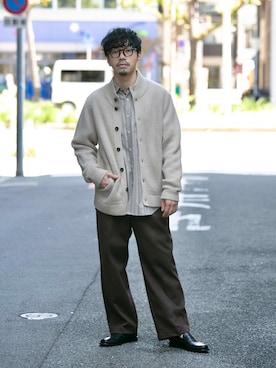 horiguchiさん（メンズ・172cm）の秋コーディネート