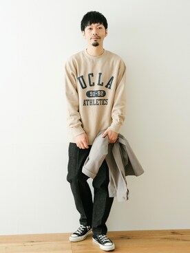 「アーバンリサーチ」｜「アイテム（その他）」を使った、horiguchiさん（メンズ・172cm）の冬コーディネート