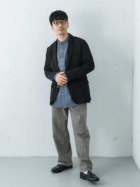 horiguchiさん（メンズ・172cm）の冬コーディネート