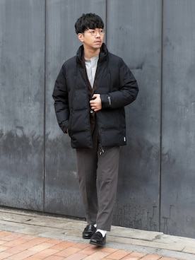 「アイテム（テーラードジャケット）」を使った、horiguchiさん（メンズ・172cm・30代）の冬コーディネート