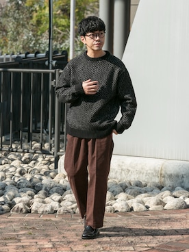 horiguchiさん（メンズ・172cm）の秋コーディネート