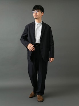 「URBAN RESEARCH ROSSO MEN（アーバンリサーチロッソメン）のアイテム（テーラードジャケット）」を使った、horiguchiさん（メンズ・172cm）の秋コーディネート