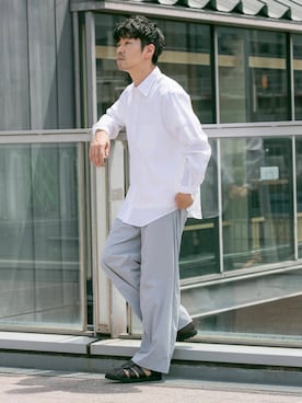 horiguchiさん（メンズ・172cm）の夏コーディネート