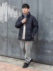 レンタロウ|FIRST DOWNのダウンジャケット/コートを使った参考コーディネート