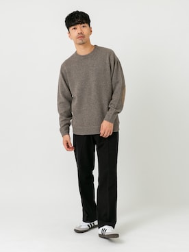 「アイテム（ニット/セーター）」を使った、horiguchiさん（メンズ・172cm・30代）の秋コーディネート