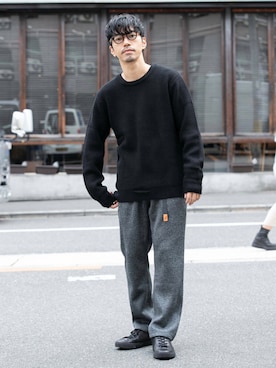 horiguchiさん（メンズ・172cm）の冬コーディネート