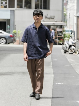 horiguchiさん（メンズ・172cm）の夏コーディネート