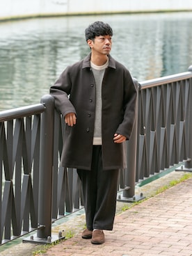 「アイテム（ジャケット/アウター）」を使った、horiguchiさん（メンズ・172cm）の秋コーディネート