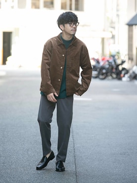 horiguchiさん（メンズ・172cm）の秋コーディネート