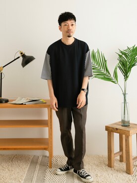 「アーバンリサーチ」｜「アイテム（その他）」を使った、horiguchiさん（メンズ・172cm）の春コーディネート