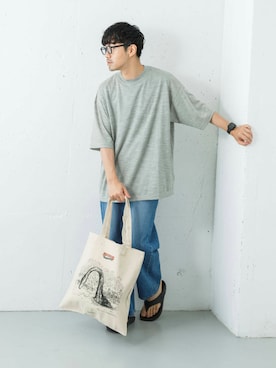 「OOFOS（ウーフォス）のアイテム」を使った、horiguchiさん（メンズ・172cm）の夏コーディネート