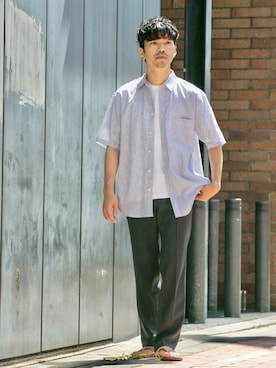 horiguchiさん（メンズ・172cm）の夏コーディネート