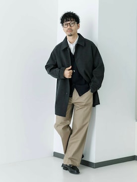 horiguchiさん（メンズ・172cm）の秋コーディネート