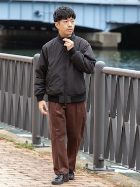 horiguchiさん（メンズ・172cm）の冬コーディネート