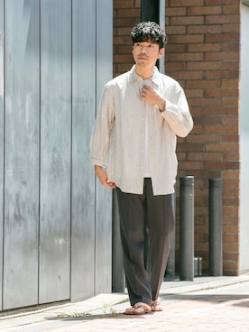 horiguchiさん（メンズ・172cm）の夏コーディネート