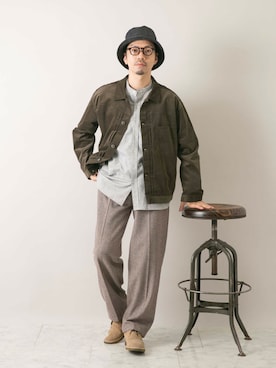 horiguchiさん（メンズ・172cm）の秋コーディネート