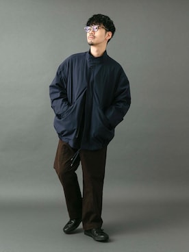 「アイテム（モッズコート）」を使った、horiguchiさん（メンズ・172cm）の秋コーディネート