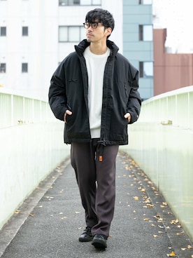 「newarrival」｜horiguchiさん（メンズ・172cm）の冬コーディネート