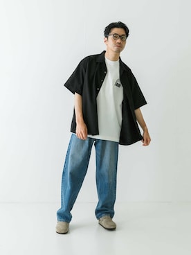 「FARAH（ファーラー）のアイテム」を使った、horiguchiさん（メンズ・172cm）の春コーディネート