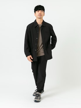 「アイテム（カバーオール）」を使った、horiguchiさん（メンズ・172cm）の秋コーディネート