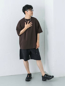 「XOLO（ショロ）のアイテム」を使った、horiguchiさん（メンズ・172cm）の夏コーディネート