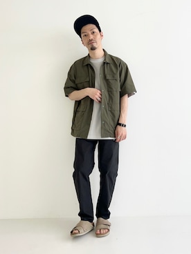 「LACOSTE」｜「アイテム（その他）」を使った、horiguchiさん（メンズ・172cm）の春コーディネート