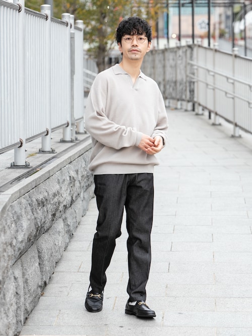 XLサイズあり』デニムスラックスパンツ（デニムパンツ）｜URBAN