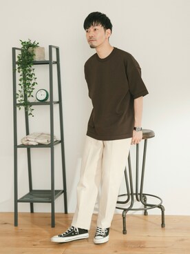 「アーバンリサーチ」｜「アイテム（その他）」を使った、horiguchiさん（メンズ・172cm）の春コーディネート