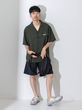 「SHAKA（シャカ）のアイテム」を使った、horiguchiさん（メンズ・172cm）の夏コーディネート
