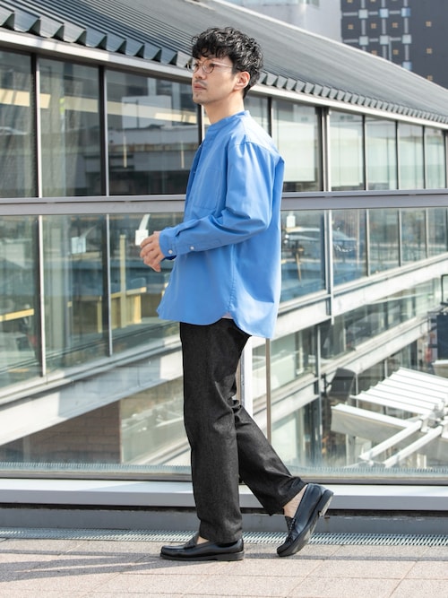 セール】『XLサイズあり』デニムスラックスパンツ（デニムパンツ