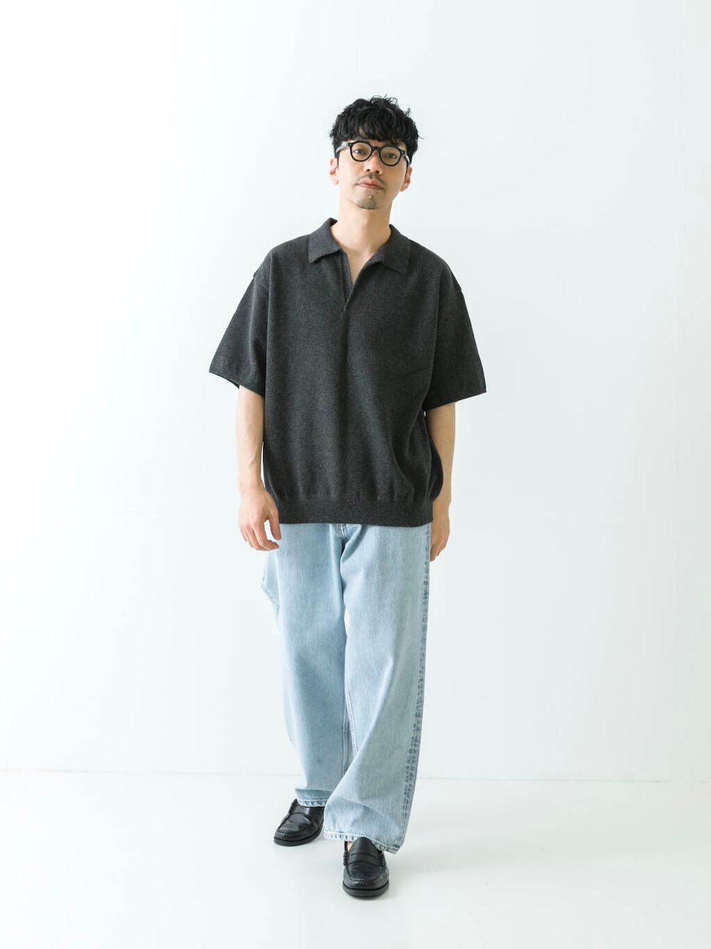 crepuscule×アーバンリサーチ Linen Skipper Polo アーバンリサーチ URBAN RESEARCH 『別注』crepuscule×URBAN RESEARCH