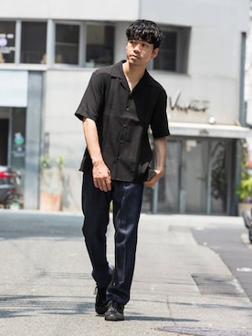 horiguchiさん（メンズ・172cm）の夏コーディネート