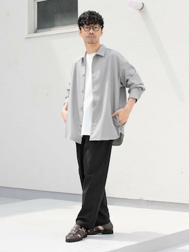 「URBAN RESEARCH ROSSO MEN（アーバンリサーチロッソメン）のアイテム」を使った、horiguchiさん（メンズ・172cm）の春コーディネート