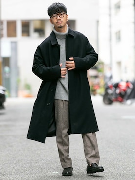 horiguchiさん（メンズ・172cm）の冬コーディネート