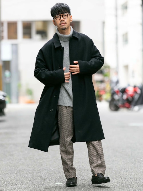 セール】『XLサイズあり』ブークレストレッチタートルニット