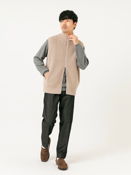 セール】『XLサイズあり』デニムスラックスパンツ（デニムパンツ