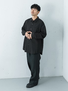 「アイテム（トップス）」を使った、horiguchiさん（メンズ・172cm・30代）の秋コーディネート