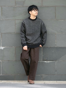 horiguchiさん（メンズ・172cm）の秋コーディネート